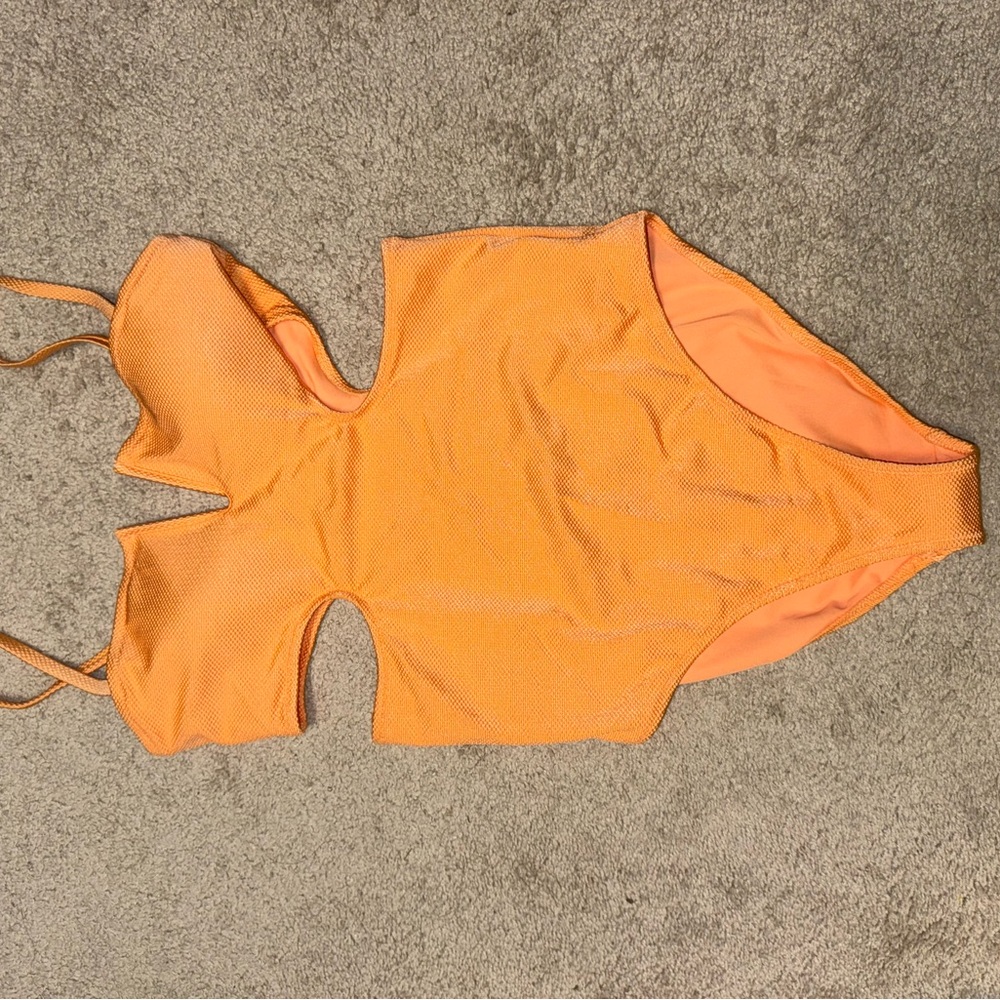 Aerie Vibrant Orange Swimwear